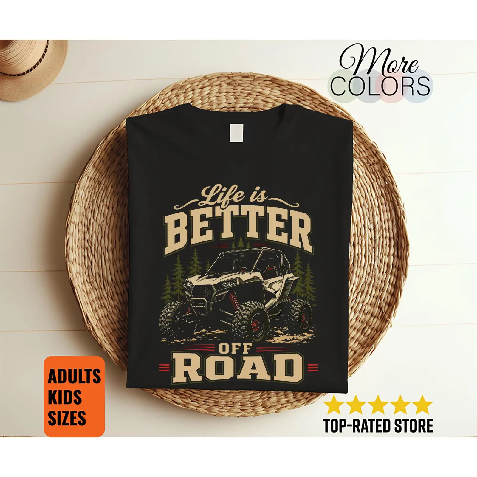 Outdoor Adventure Utv - Camiseta Life Is Better Offroad SXS