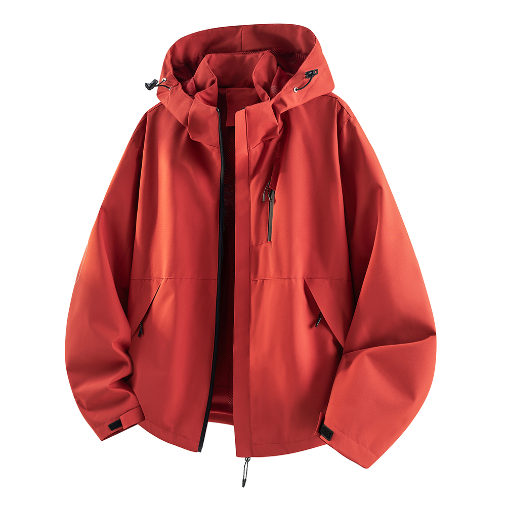 Outdoor Adventure Hat - Chaqueta Impermeable para Hombre, Talla Grande,