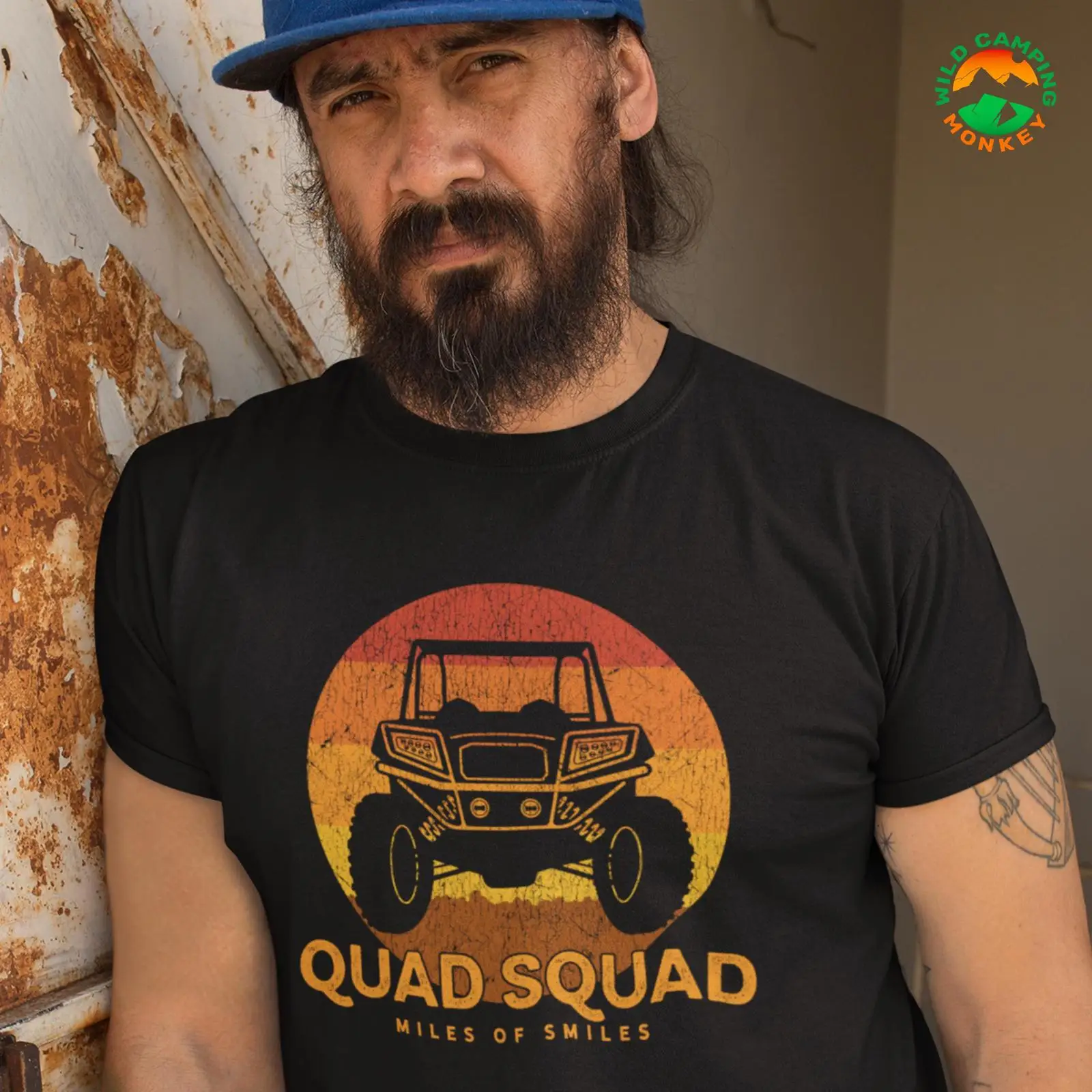 Outdoor Adventure Utv - Camiseta Quad Squad Distressed UTV ATV