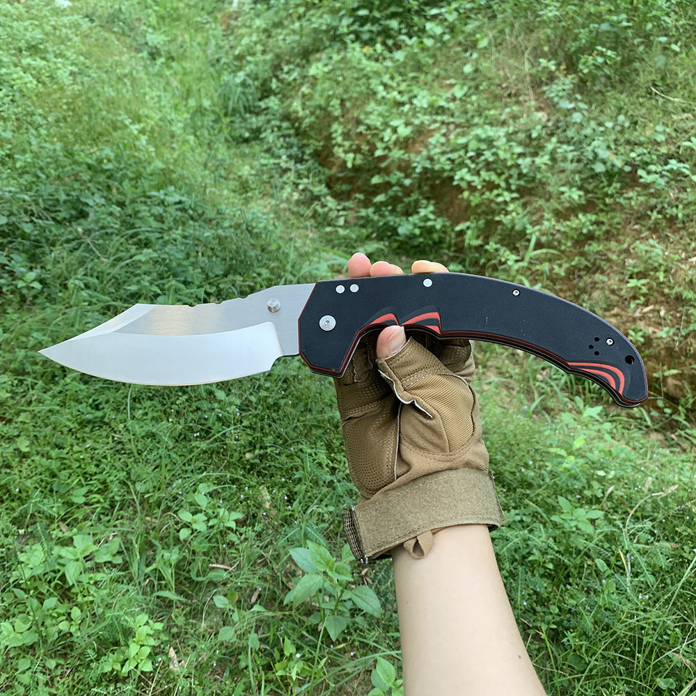 Survival Knife Full Tang - Cuchillo Plegable Mayhem, Cuchillo de Caza