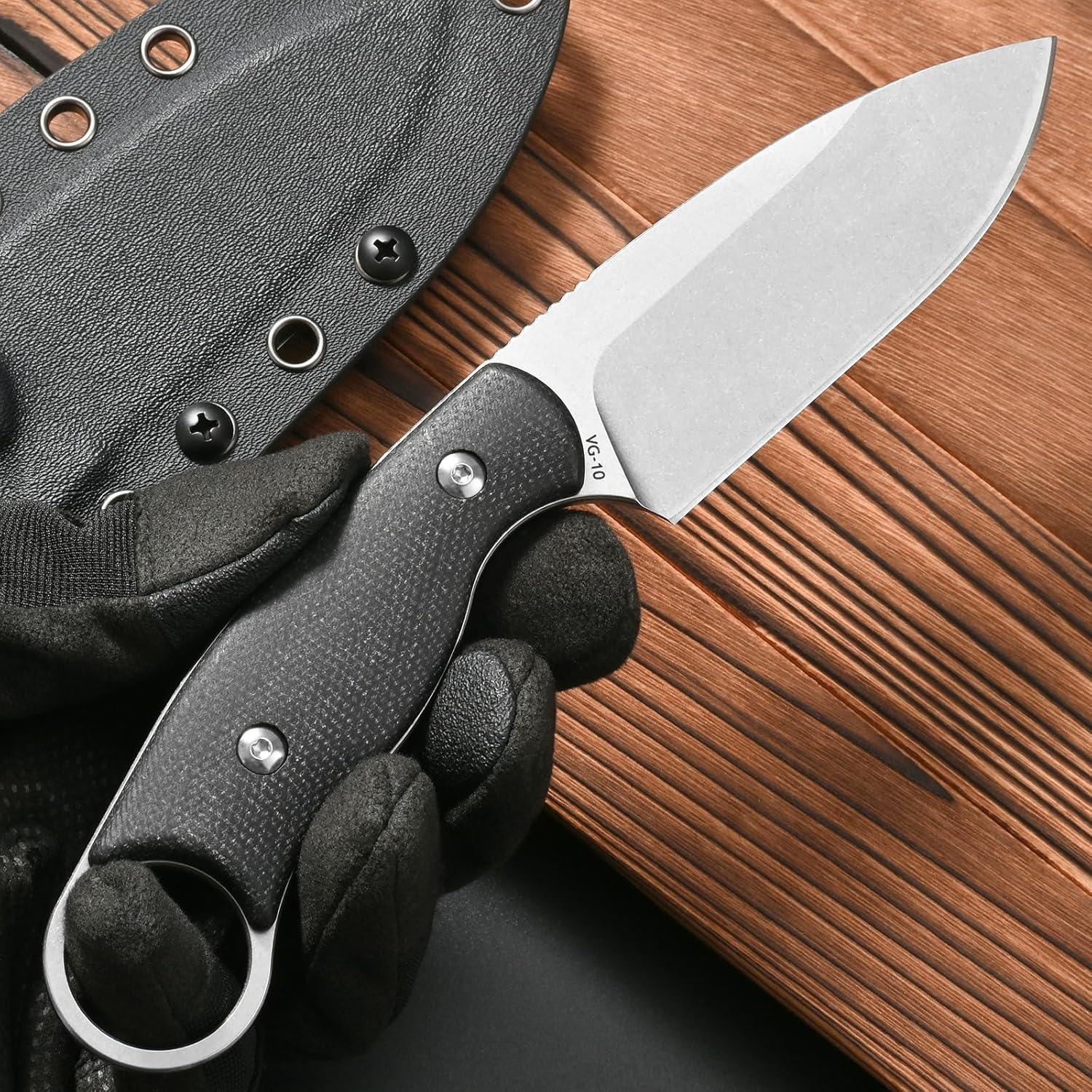 Cuchillo de hoja fija Eafengro - Survival Knife Full Tang reseña y precio