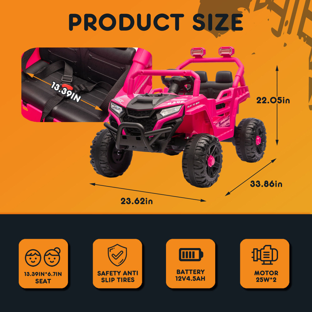 Vehículo Eléctrico Infantil de - Outdoor Adventure Utv reseña y precio