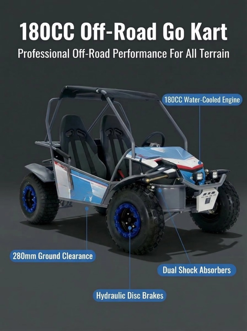 Buggy de Gasolina de 4 Tiempos - Outdoor Adventure Utv reseña y precio