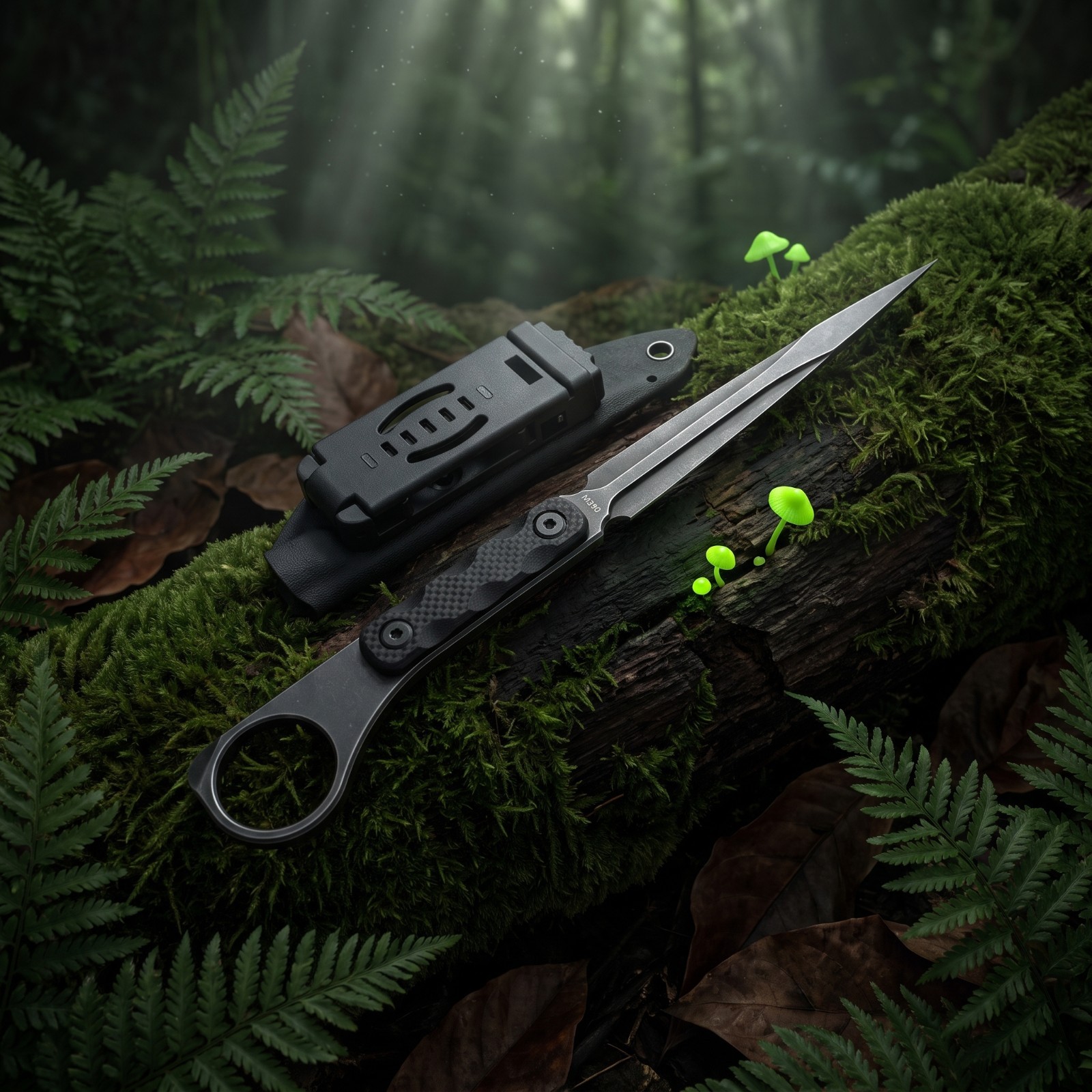 Cuchillo de Caza de Hoja Fija  - Survival Knife Full Tang reseña y precio