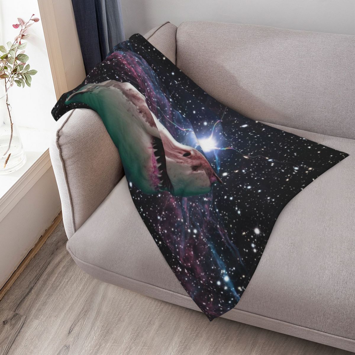 Manta de peluche Space Shark,  - Space Blanket Heavy reseña y precio