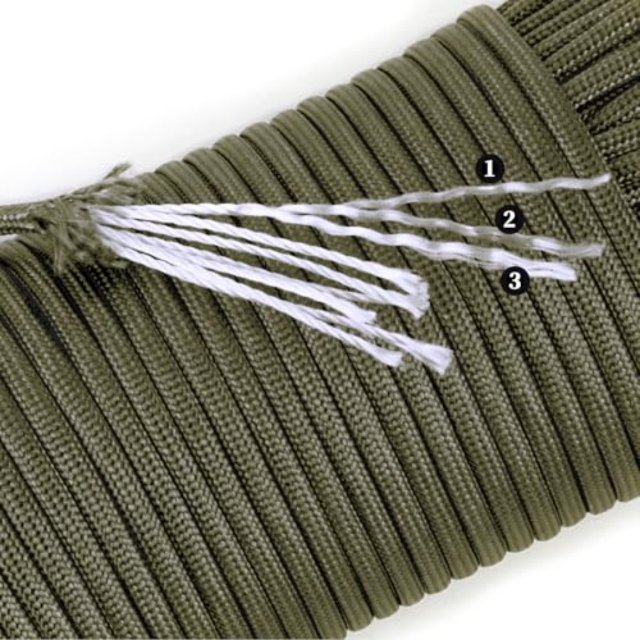 Cuerda de paracord de 7 hilos  - Paracord 550 Feet reseña y precio