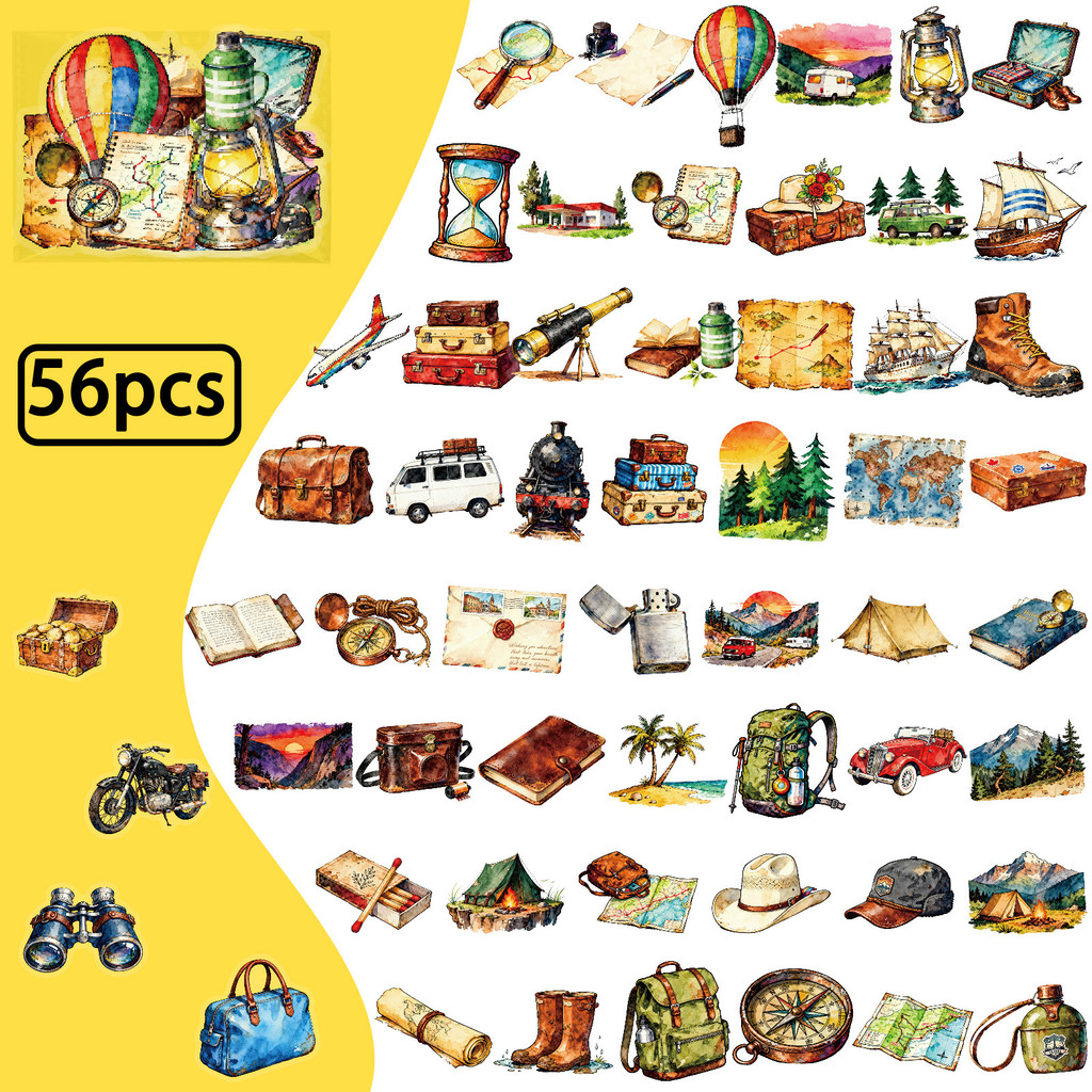 56 pegatinas transparentes de  - Outdoor Adventure Stores reseña y precio