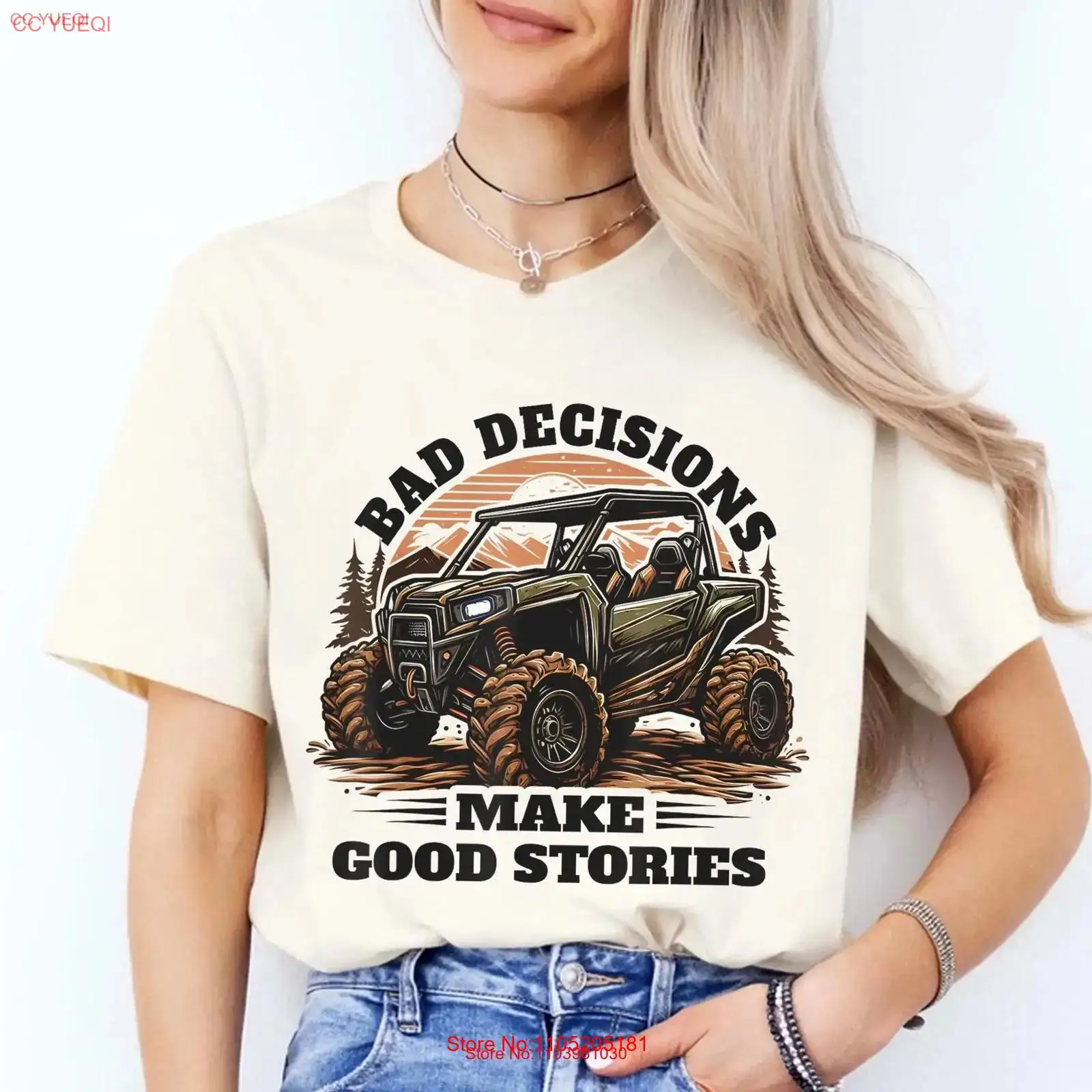 Camiseta de malas decisiones p - Outdoor Adventure Utv reseña y precio