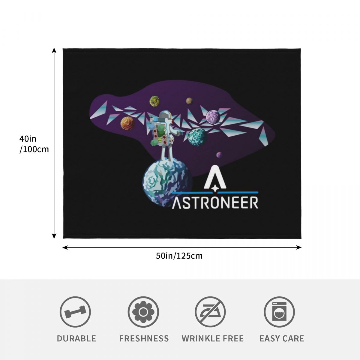 Manta espacial Astroneer, gran - Space Blanket Heavy reseña y precio