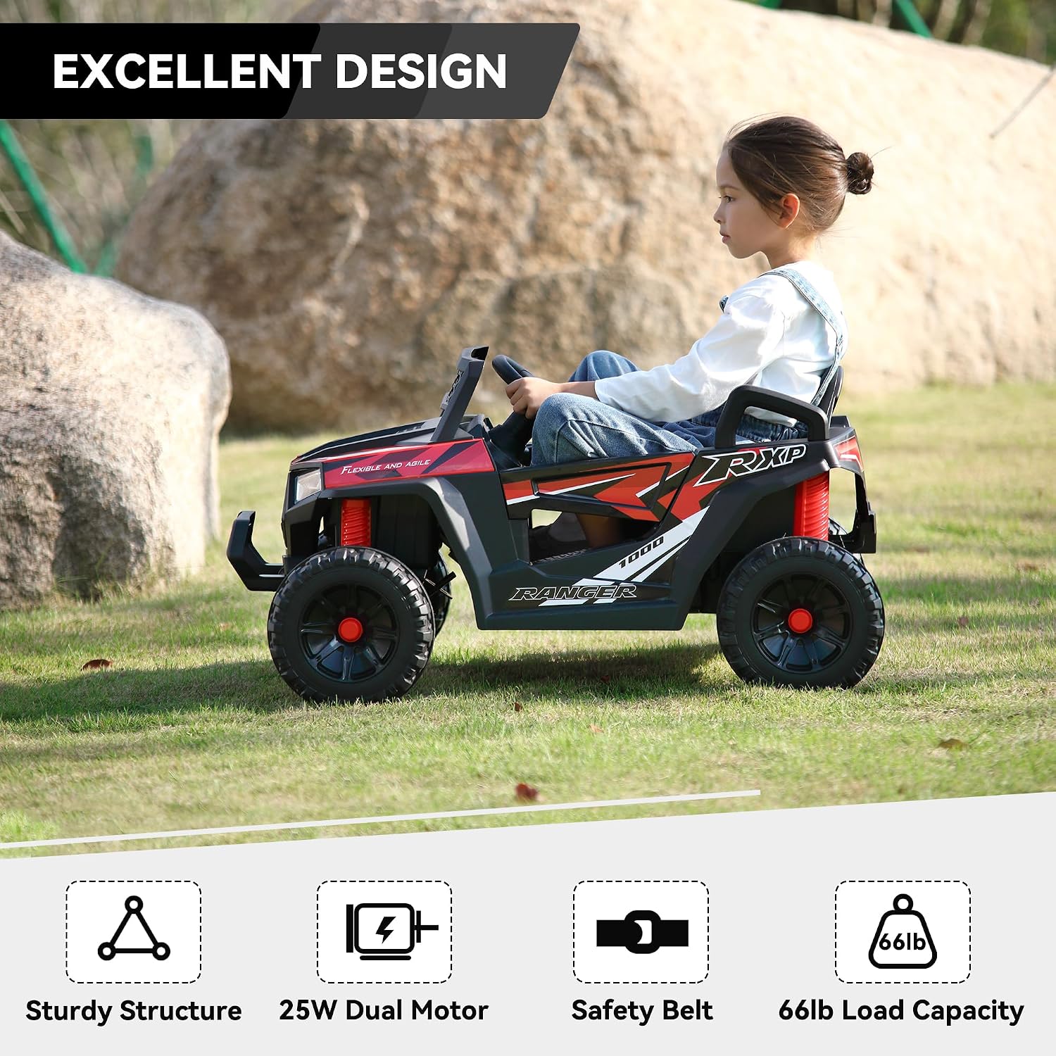 Coche Eléctrico de Juguete par - Outdoor Adventure Utv reseña y precio