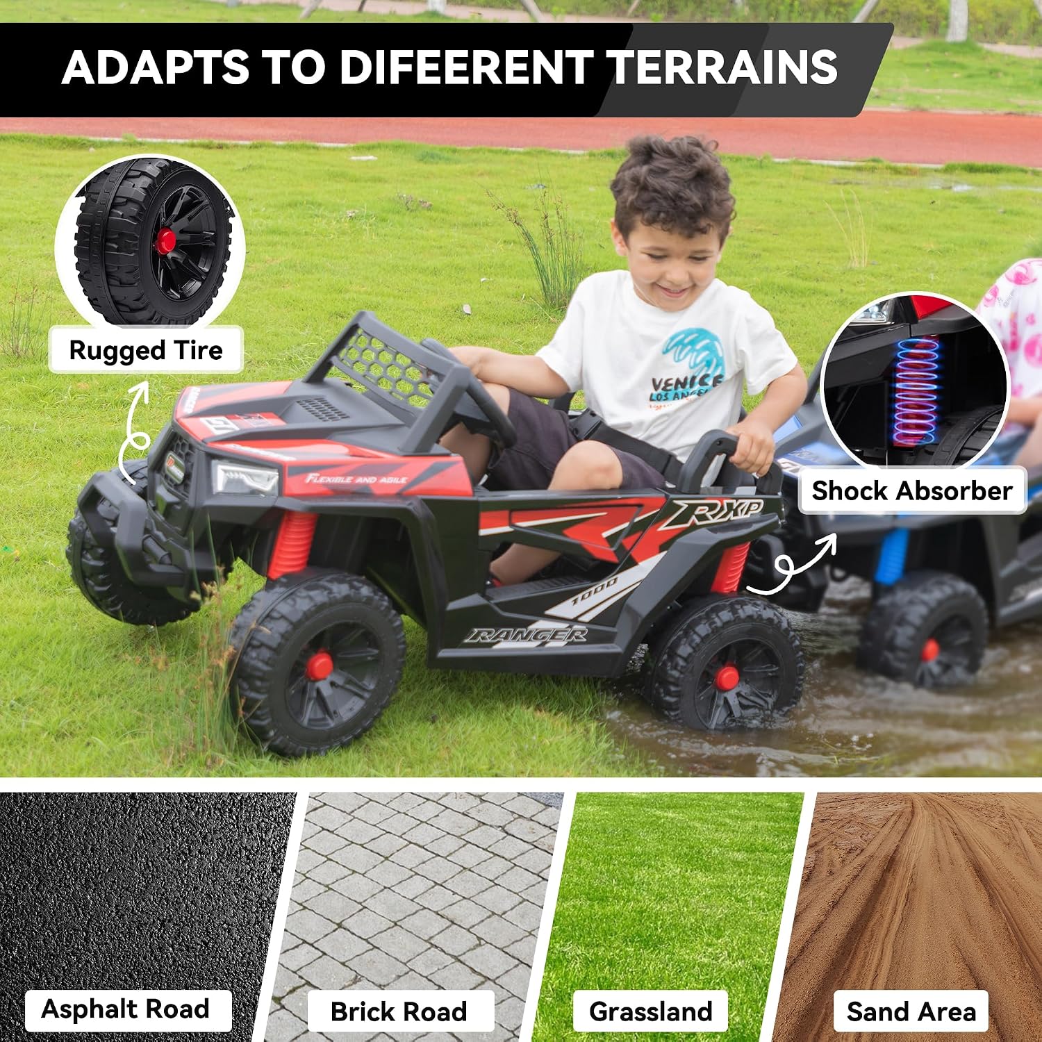 Coche Eléctrico de Juguete par - Outdoor Adventure Utv reseña y precio