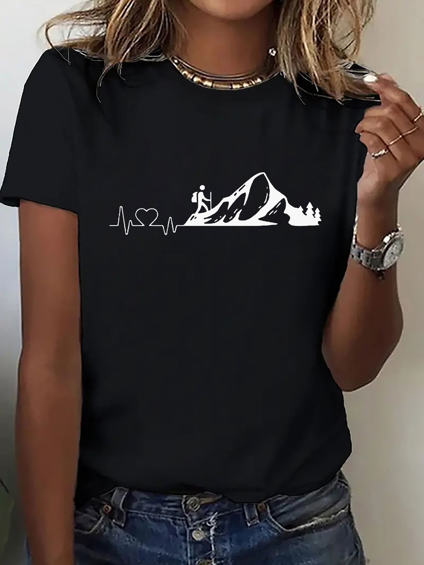 Camiseta de manga corta para m - Outdoor Adventure Films reseña y precio